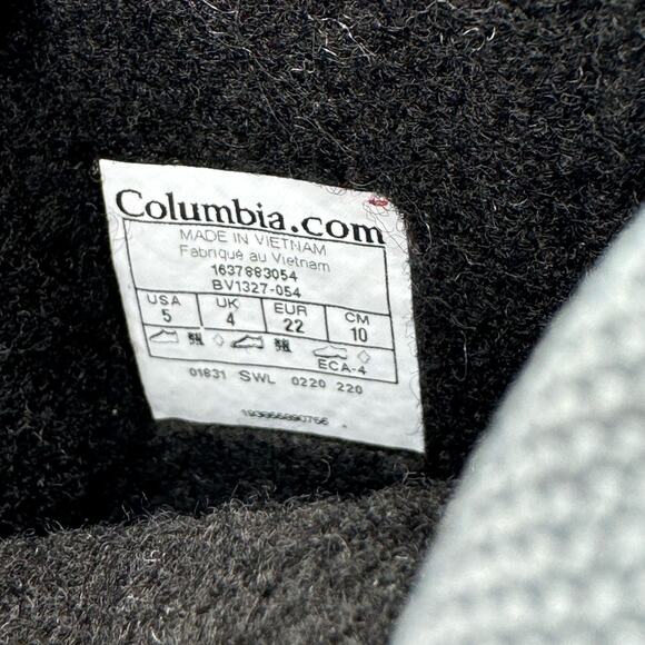 NEW Columbia Powderbug Plus II Toddler Waterproof Winter Boot Gray/Purple Size 5 - Picture 5 of 10